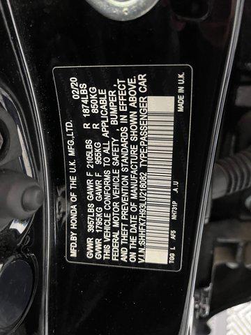 used 2020 Honda Civic car, priced at $20,498