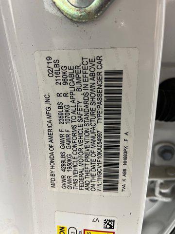 used 2019 Honda Accord car, priced at $20,999