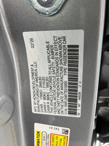 new 2026 Honda Civic car, priced at $27,691