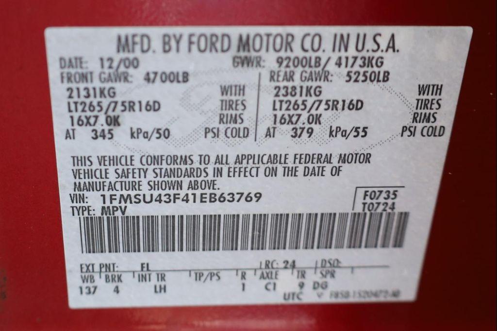 used 2001 Ford Excursion car, priced at $24,999