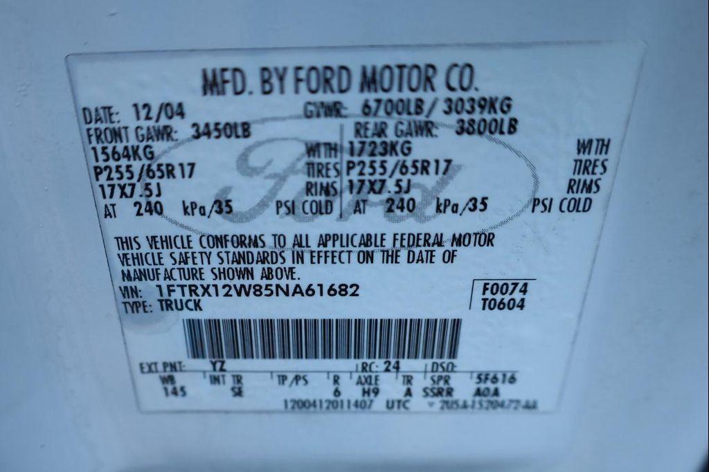 used 2005 Ford F-150 car, priced at $10,999