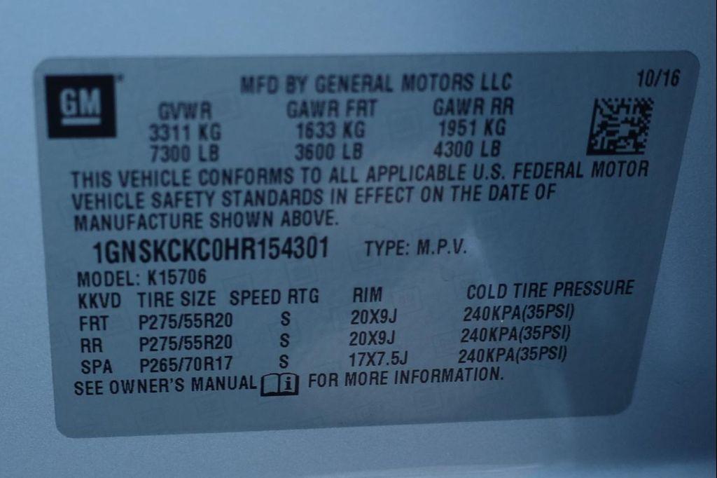 used 2017 Chevrolet Tahoe car, priced at $29,999