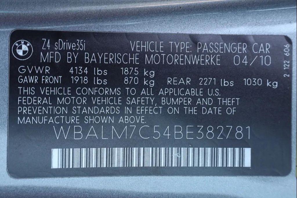 used 2011 BMW Z4 car, priced at $33,999