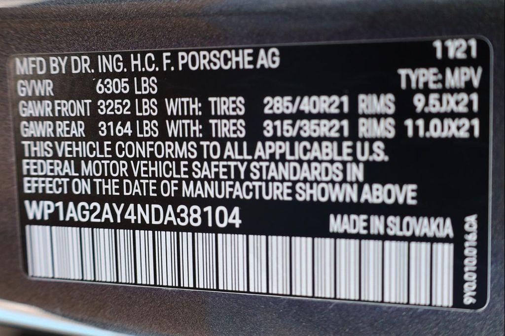 used 2022 Porsche Cayenne car, priced at $71,999