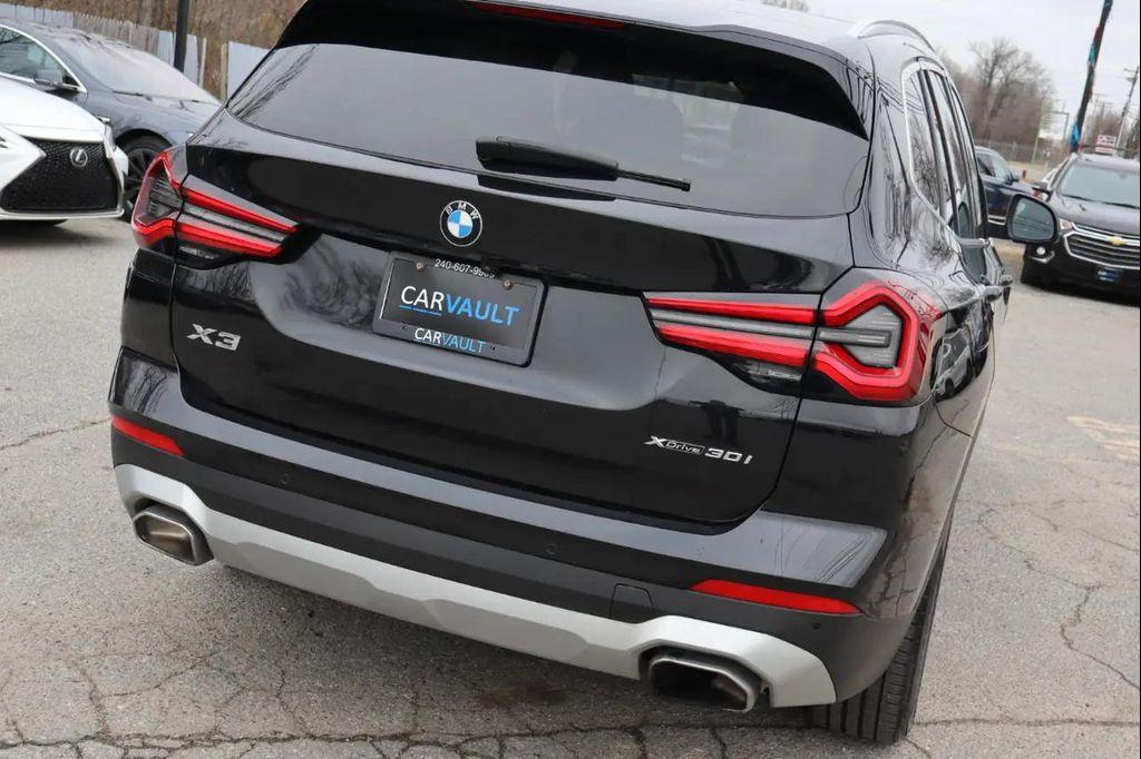 used 2022 BMW X3 car, priced at $27,995
