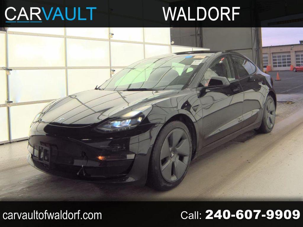 used 2022 Tesla Model 3 car, priced at $20,995
