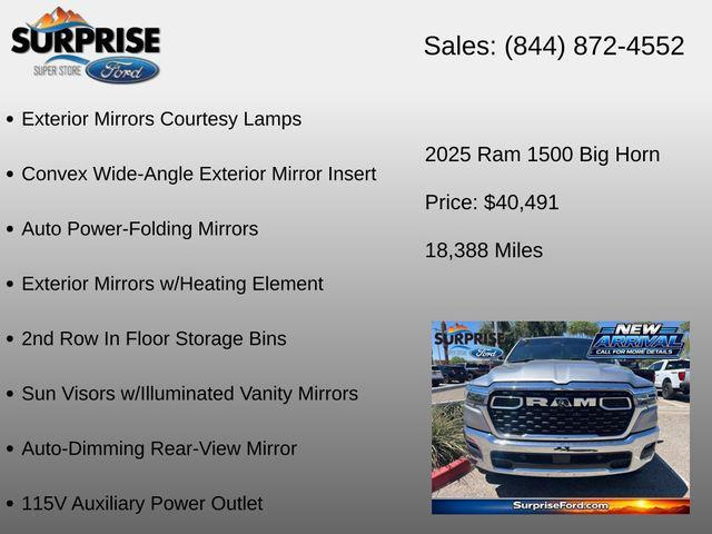 used 2025 Ram 1500 car, priced at $40,591