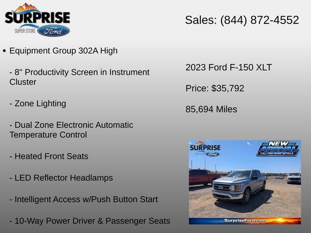 used 2023 Ford F-150 car, priced at $31,394