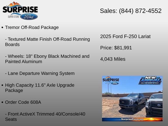 used 2025 Ford F-250 car, priced at $77,992