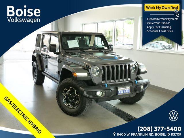 used 2023 Jeep Wrangler 4xe car, priced at $32,499