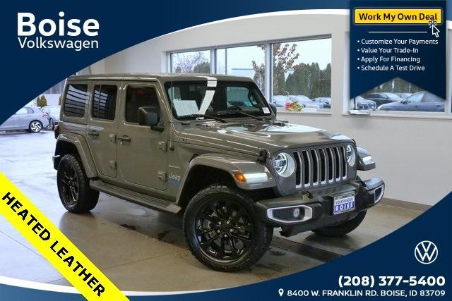 used 2021 Jeep Wrangler Unlimited 4xe car, priced at $28,992