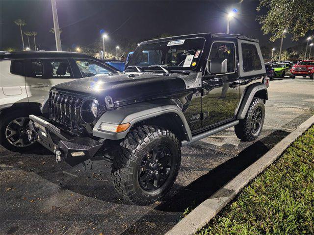 used 2021 Jeep Wrangler car, priced at $25,455