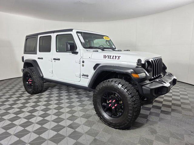 used 2020 Jeep Wrangler Unlimited car, priced at $21,388