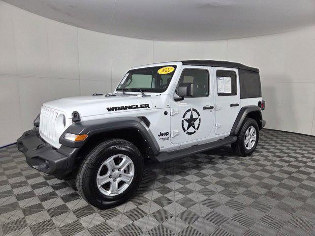 used 2021 Jeep Wrangler Unlimited car, priced at $23,488