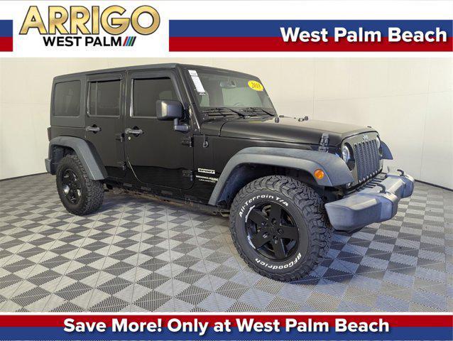 used 2018 Jeep Wrangler JK Unlimited car, priced at $14,988