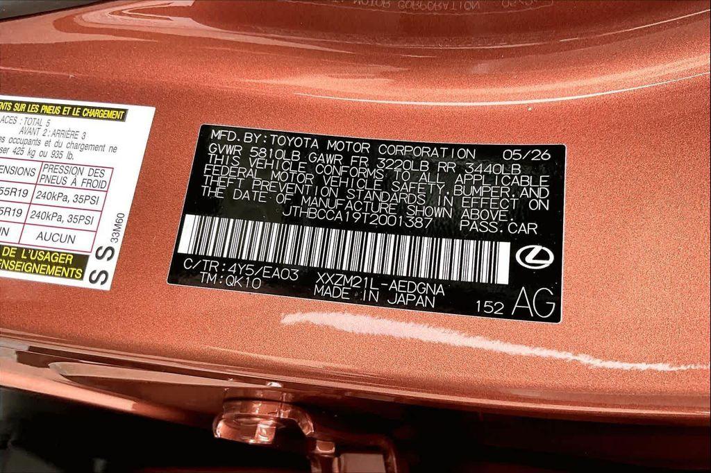 new 2026 Lexus ES 350e car, priced at $52,772