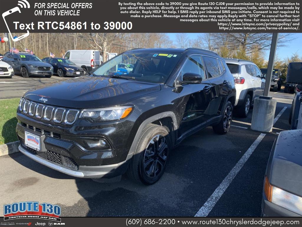 used 2022 Jeep Compass car, priced at $21,795