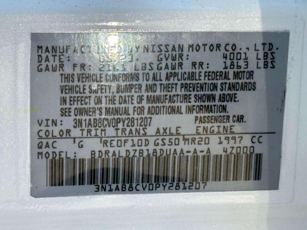 used 2023 Nissan Sentra car, priced at $18,995