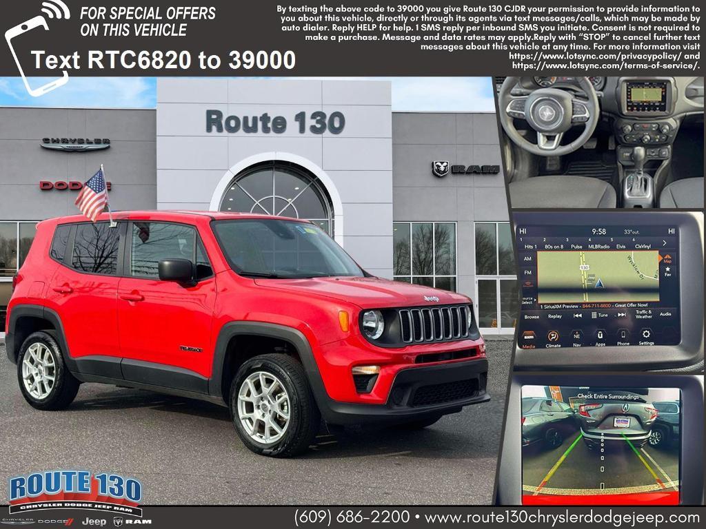 used 2023 Jeep Renegade car, priced at $16,957