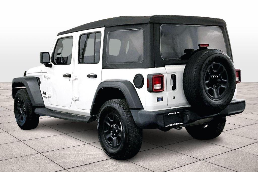 used 2021 Jeep Wrangler Unlimited car, priced at $16,588