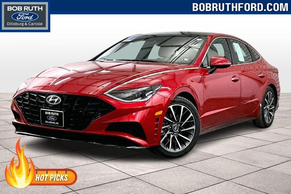 used 2021 Hyundai Sonata car, priced at $21,000