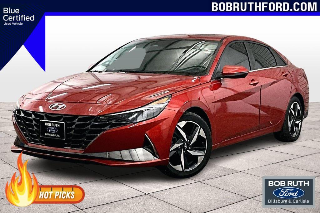 used 2021 Hyundai Elantra car, priced at $16,000