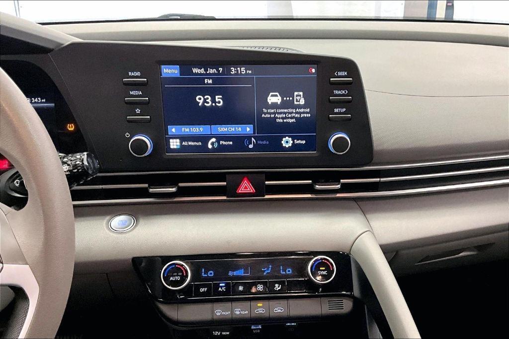used 2022 Hyundai Elantra car, priced at $18,000