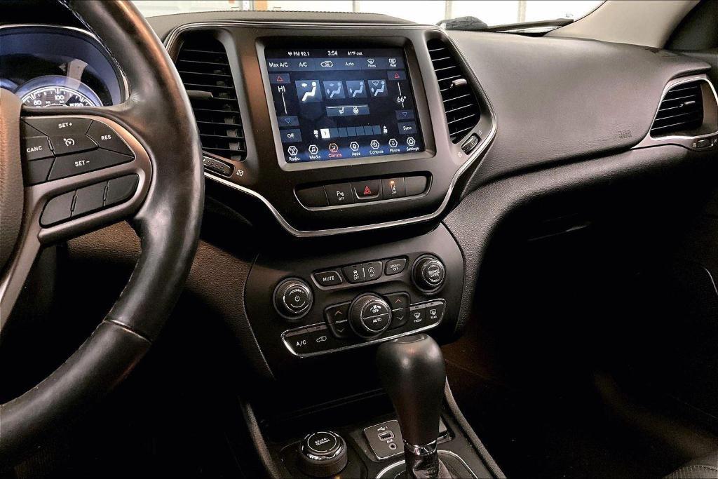 used 2021 Jeep Cherokee car, priced at $18,588