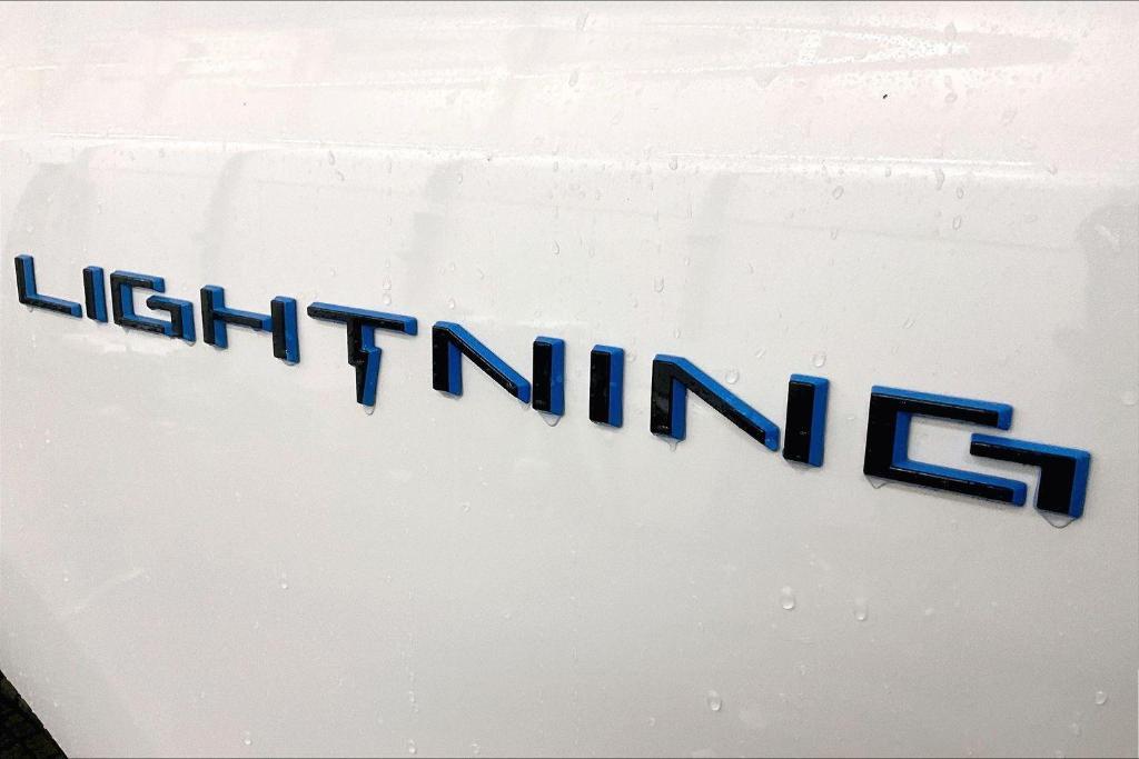 new 2025 Ford F-150 Lightning car, priced at $78,500