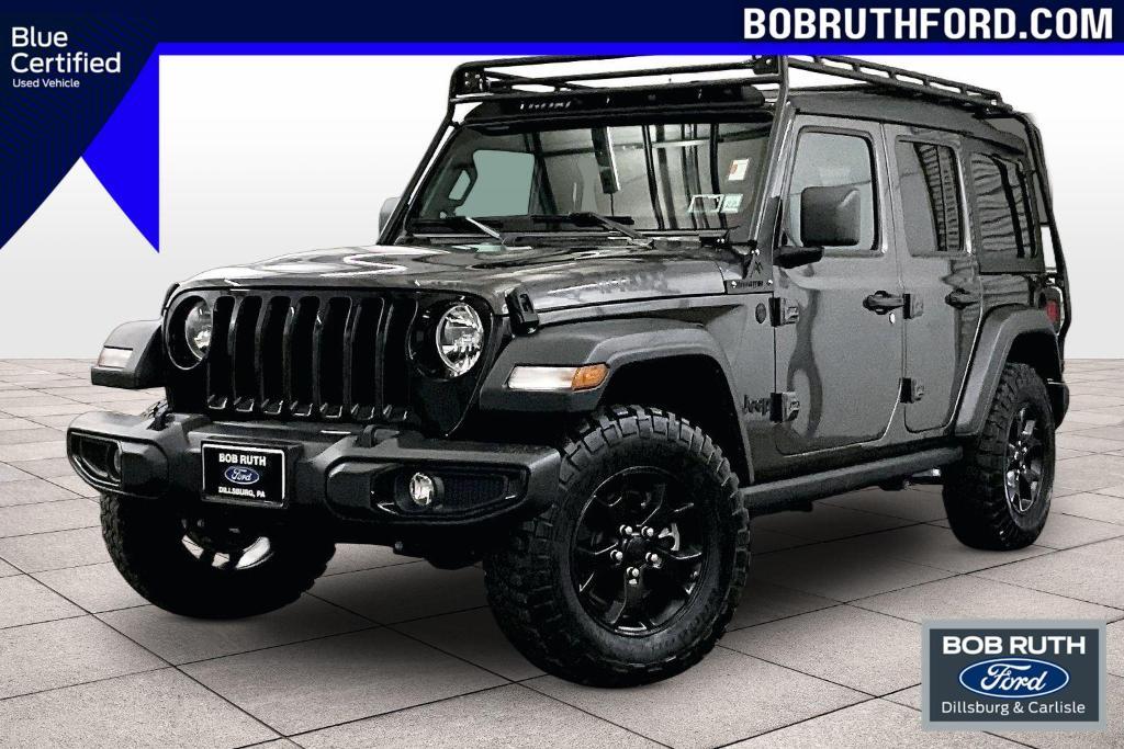 used 2022 Jeep Wrangler Unlimited car, priced at $29,500
