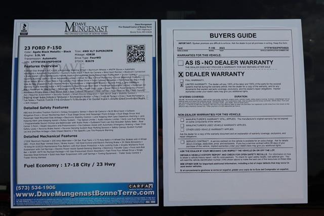 used 2023 Ford F-150 car, priced at $37,495