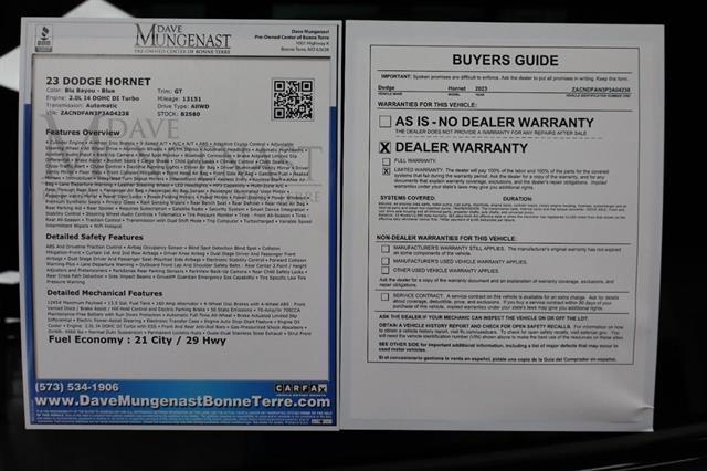 used 2023 Dodge Hornet car, priced at $21,641