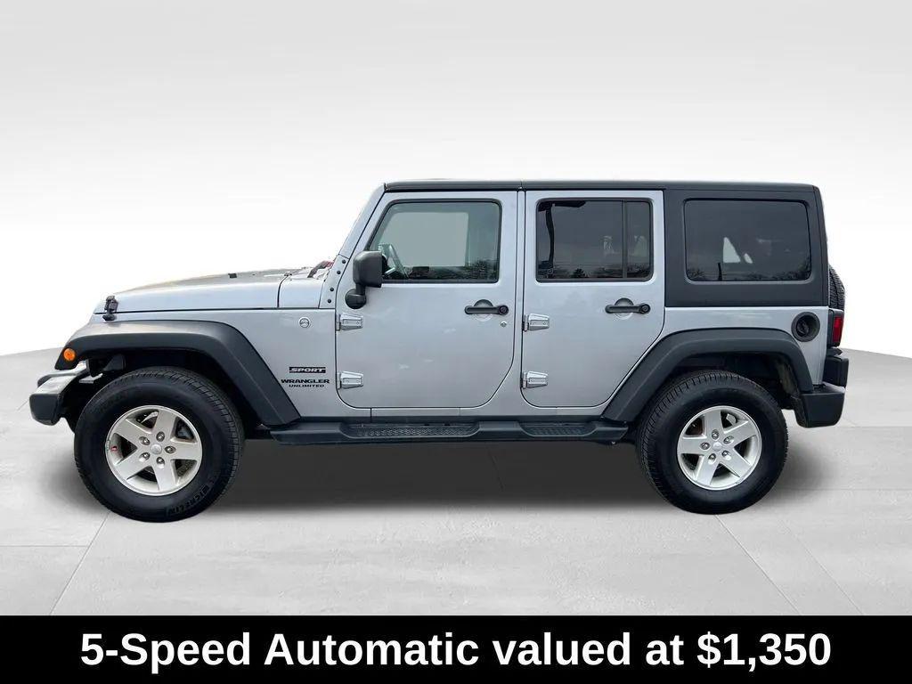 used 2016 Jeep Wrangler Unlimited car, priced at $15,953