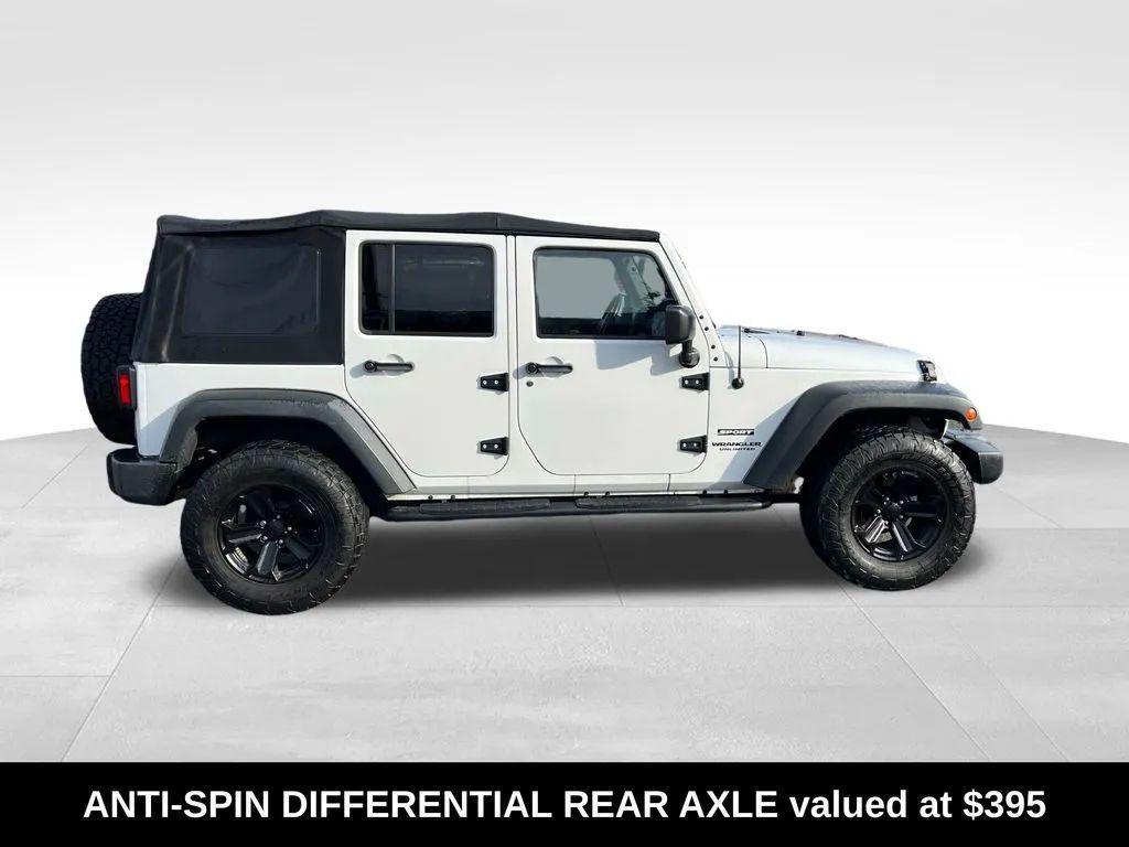used 2015 Jeep Wrangler Unlimited car, priced at $16,971