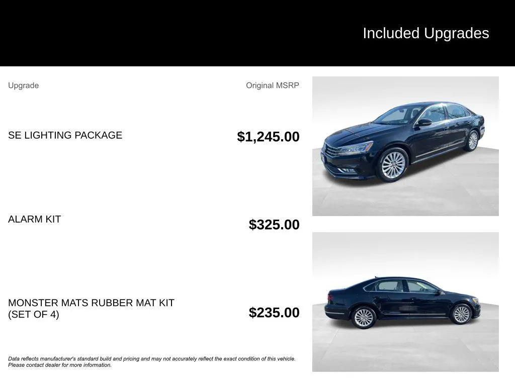 used 2017 Volkswagen Passat car, priced at $9,926