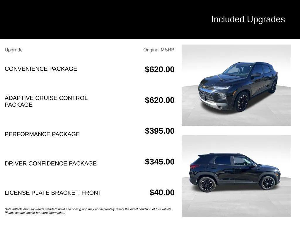 used 2021 Chevrolet TrailBlazer car, priced at $11,477