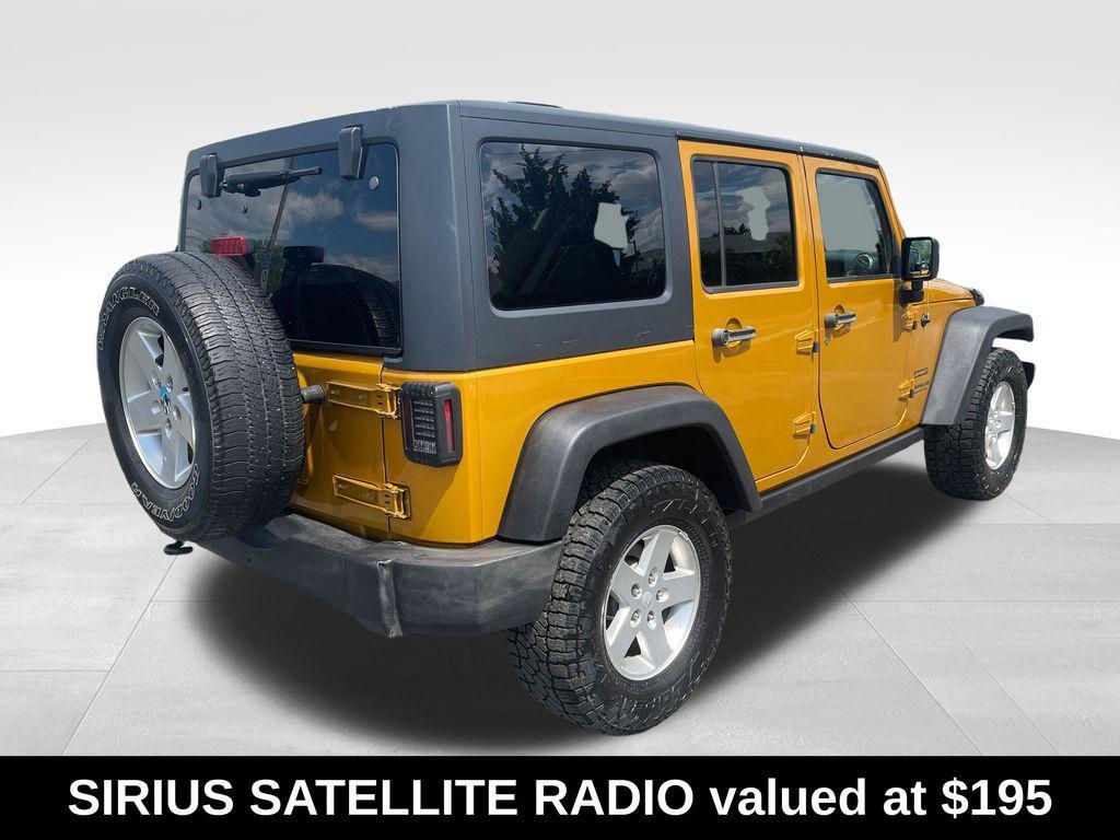 used 2014 Jeep Wrangler Unlimited car, priced at $13,576
