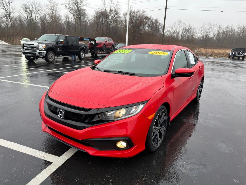 used 2019 Honda Civic car, priced at $18,900