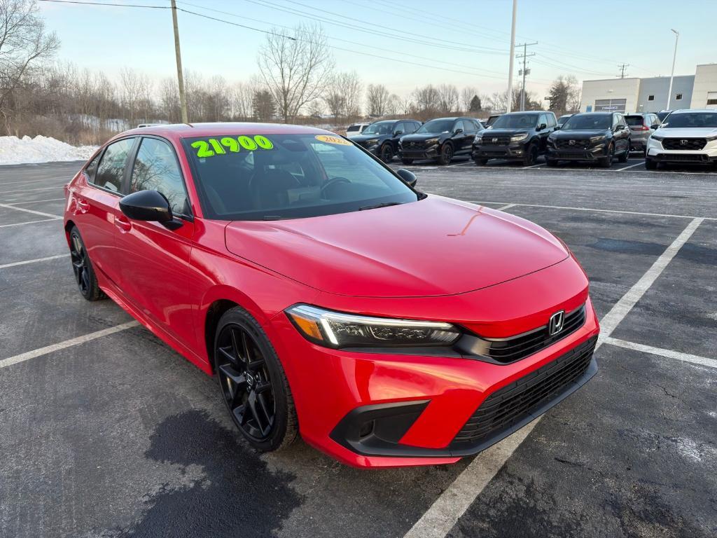 used 2022 Honda Civic car, priced at $21,900