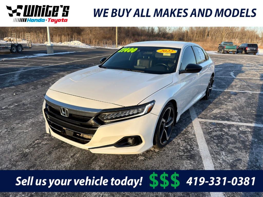used 2022 Honda Accord car, priced at $21,400
