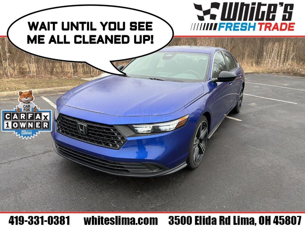 used 2023 Honda Accord Hybrid car, priced at $27,800