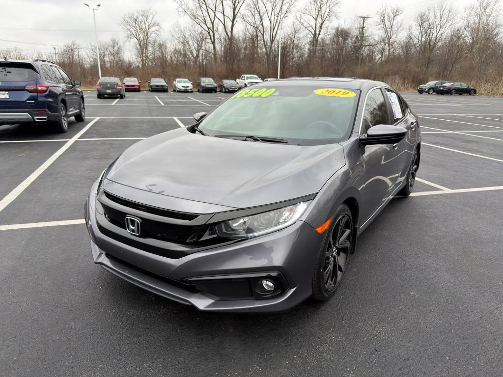 used 2019 Honda Civic car, priced at $18,500