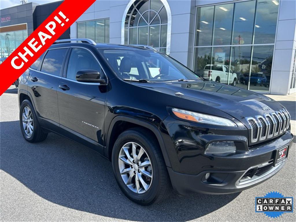 used 2018 Jeep Cherokee car, priced at $15,866