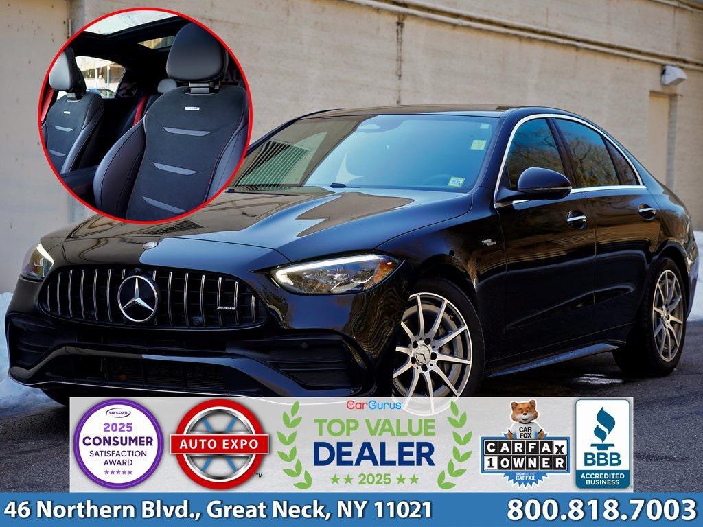 used 2025 Mercedes-Benz AMG C 43 car, priced at $49,095