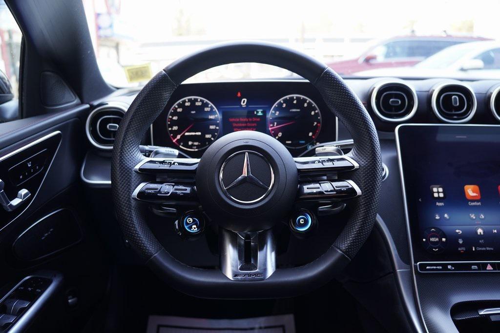 used 2025 Mercedes-Benz AMG C 43 car, priced at $49,095