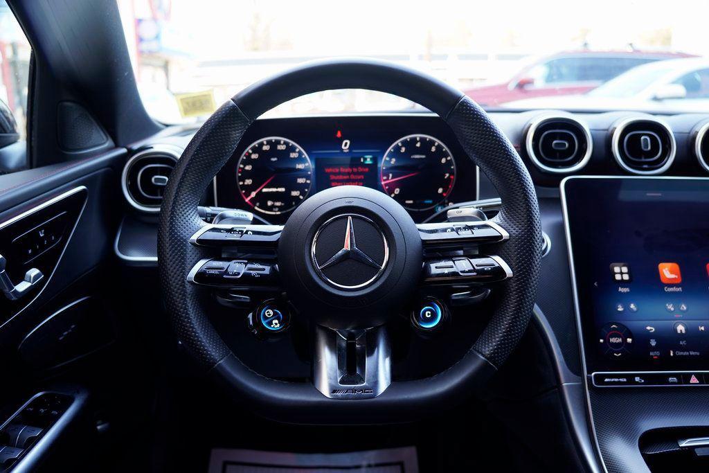 used 2025 Mercedes-Benz AMG C 43 car, priced at $48,995