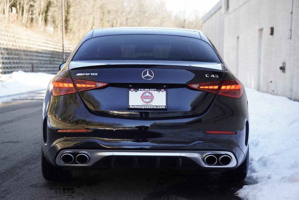 used 2025 Mercedes-Benz AMG C 43 car, priced at $49,095