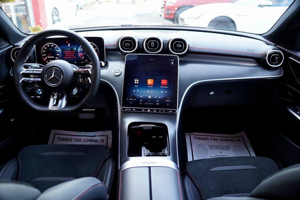used 2025 Mercedes-Benz AMG C 43 car, priced at $48,995