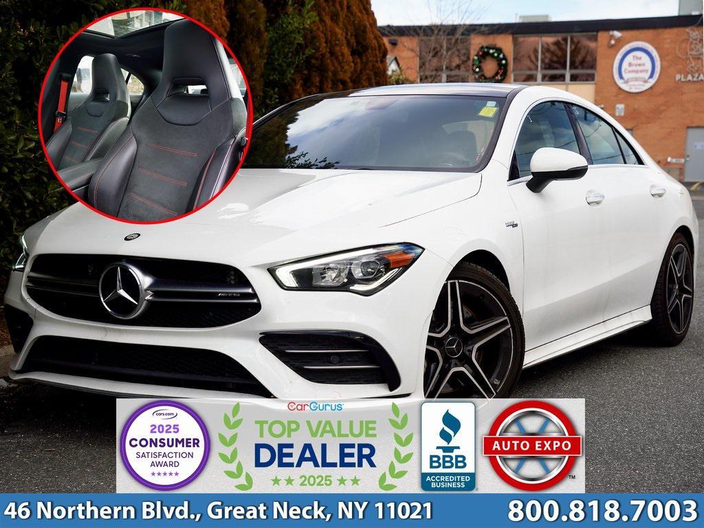 used 2020 Mercedes-Benz AMG CLA 35 car, priced at $27,995