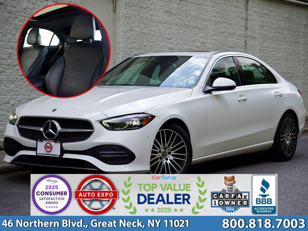 used 2022 Mercedes-Benz C-Class car, priced at $25,995
